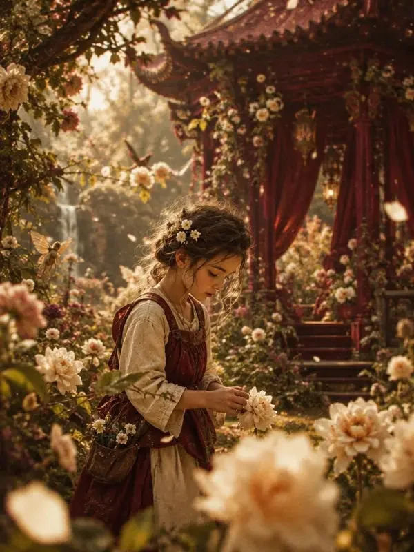 糯米短剧《花神的小徒弟》封面