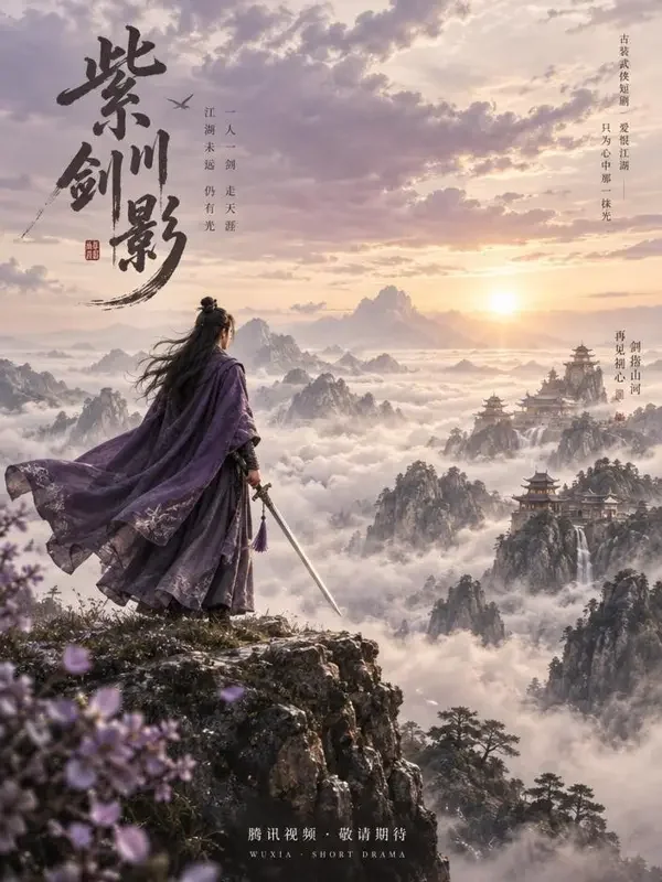 糯米短剧《赘婿归来：三个师姐跪求我出山》封面